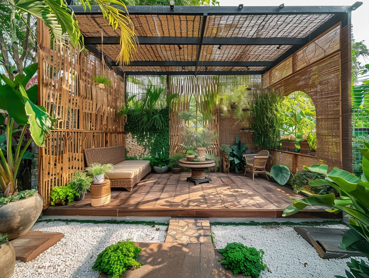 Other Creative Solutions for Outdoor Privacy