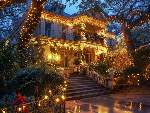 residential holiday lights